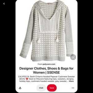 Calypso St Barth cozy oversized sweater